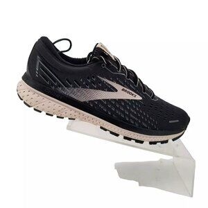 Brooks Ghost 13 Womens Running Shoes Black  Pink  Medium 1203381B062 Sz 9.5